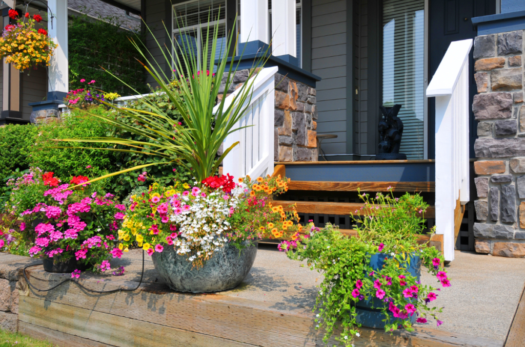 summer flower planters