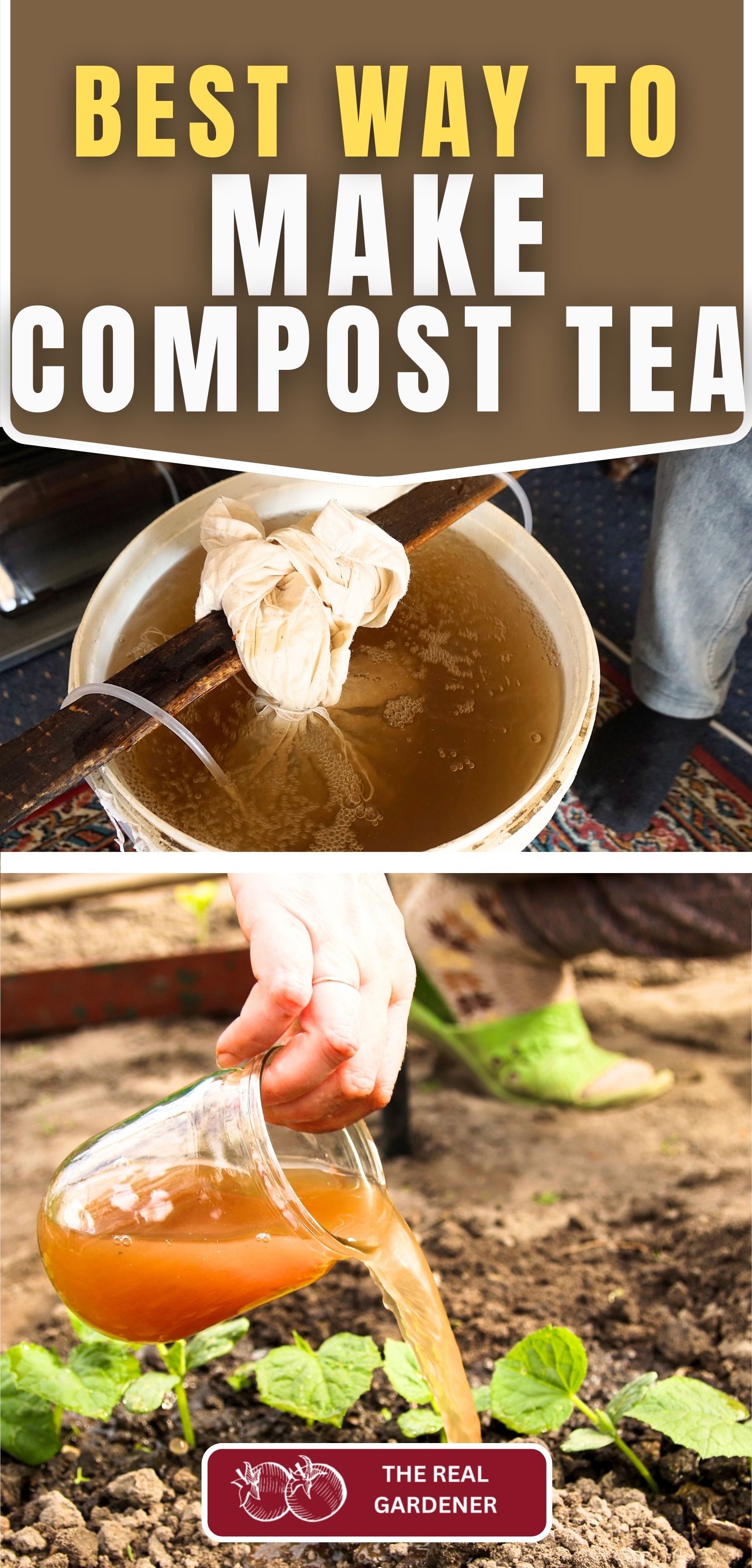 best way to make compost tea