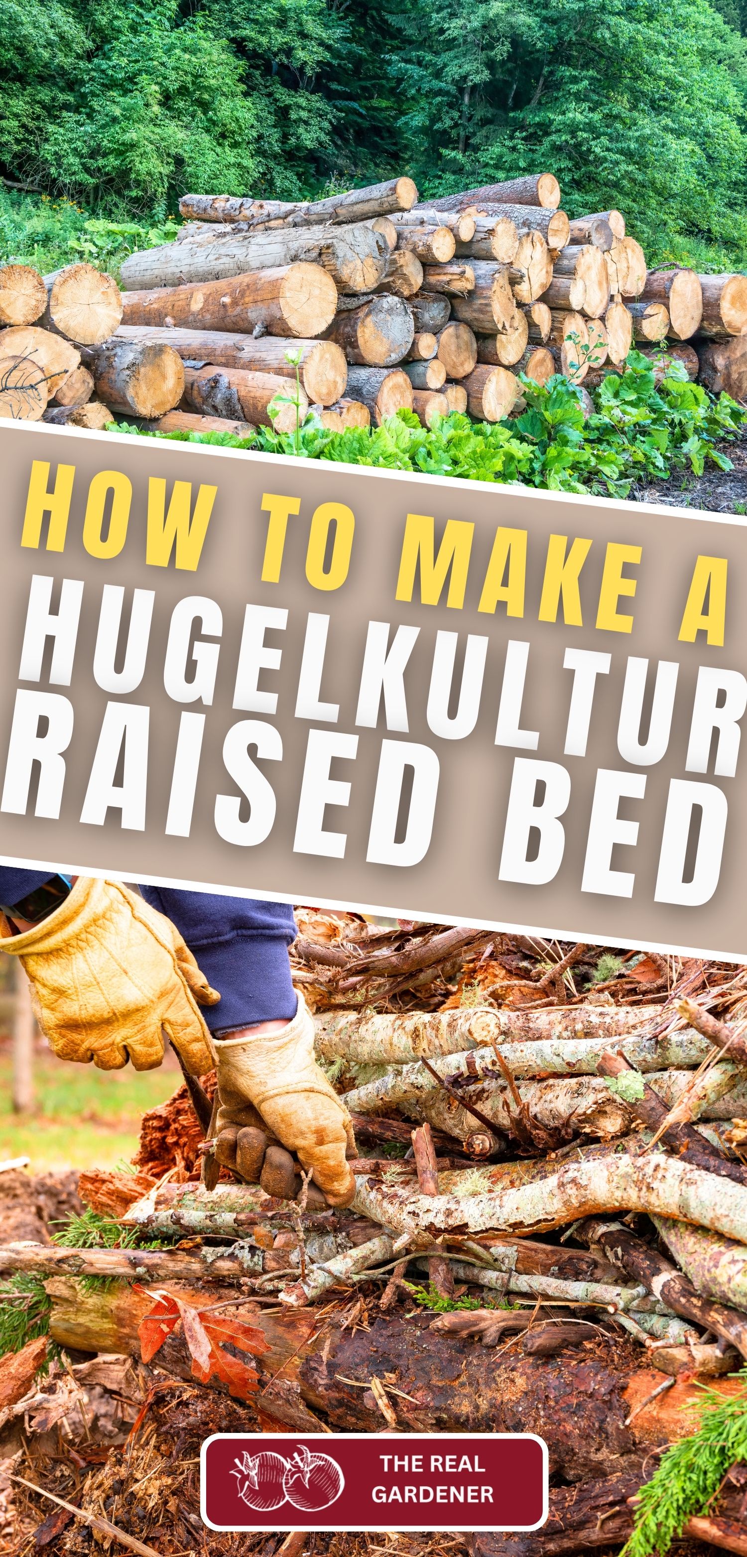 how to make a hugelkultur raised bed