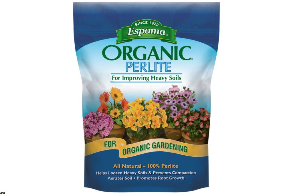 organic perlite for improving heavy soils