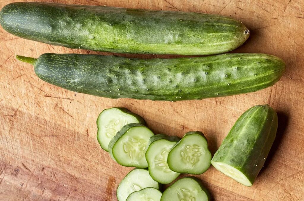 garden sweet burpless hybrid cucumber