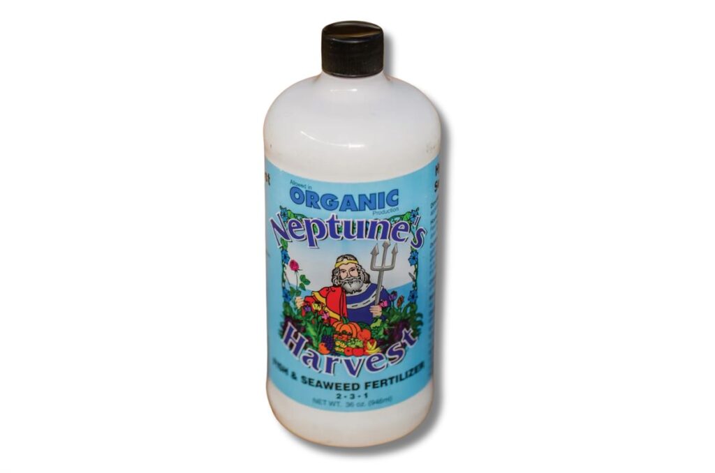 organic neptune's harvest fish and seaweed emulsion fertilizer