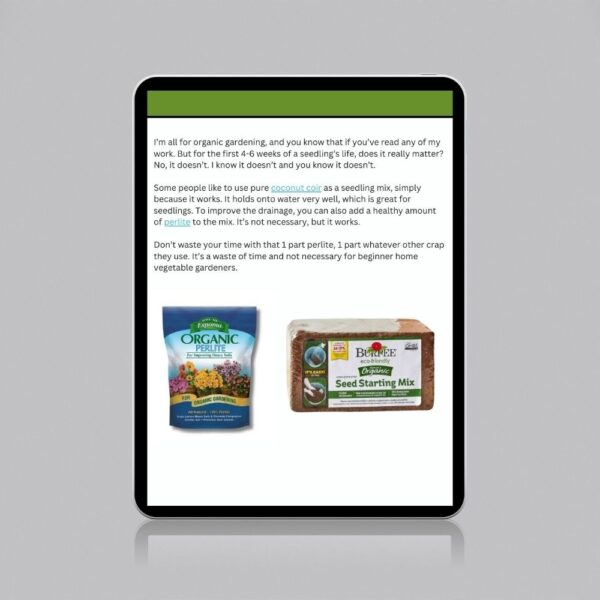 No-Nonsense Seed Starting Guide Ebook for Cold Climates - Image 3